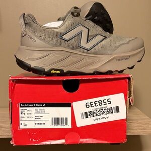 New Balance Hierro v9 Gray Trail Shoes